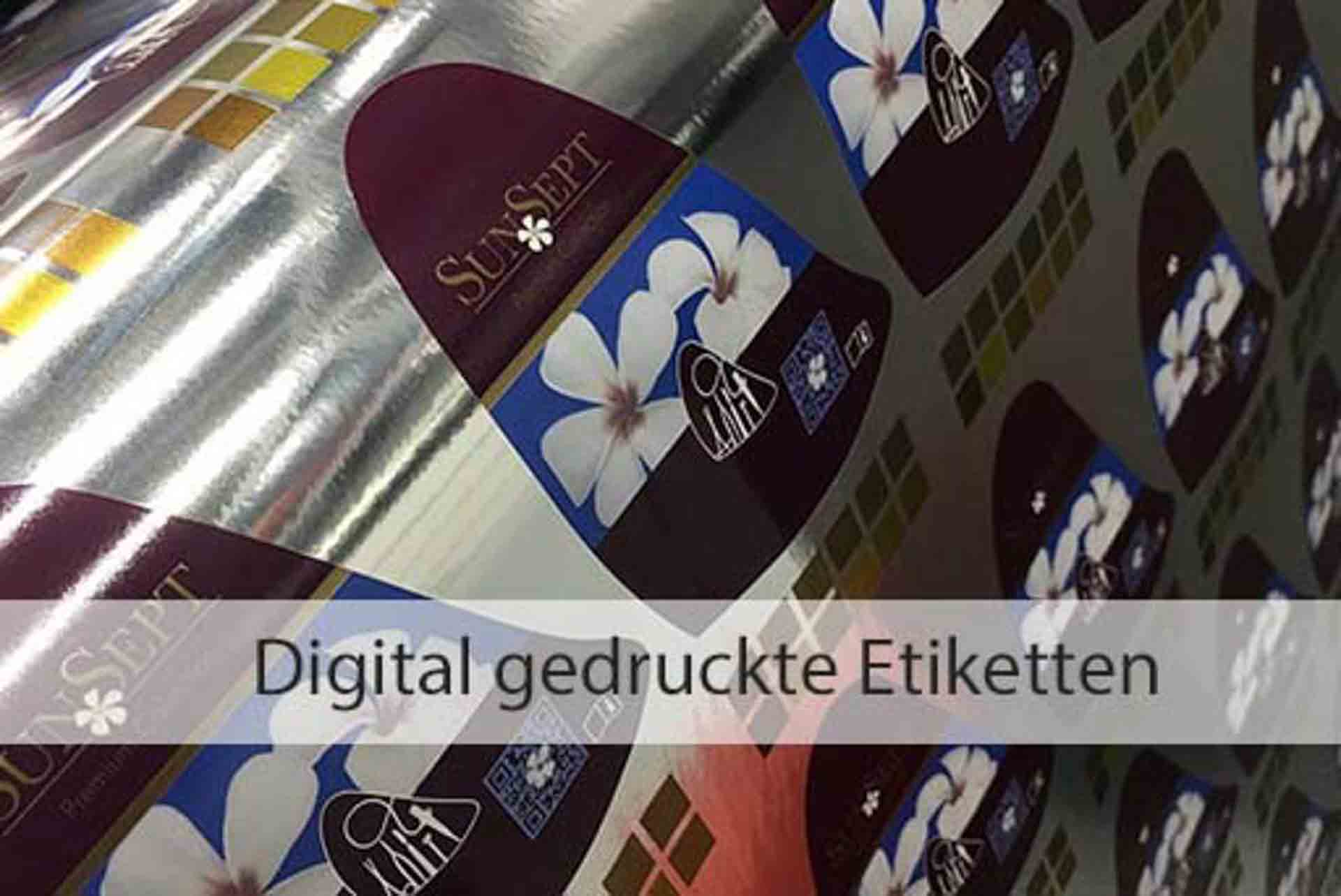 Digital gedruckte Etiketten | Papier-Schäfer GmbH & Co. KG