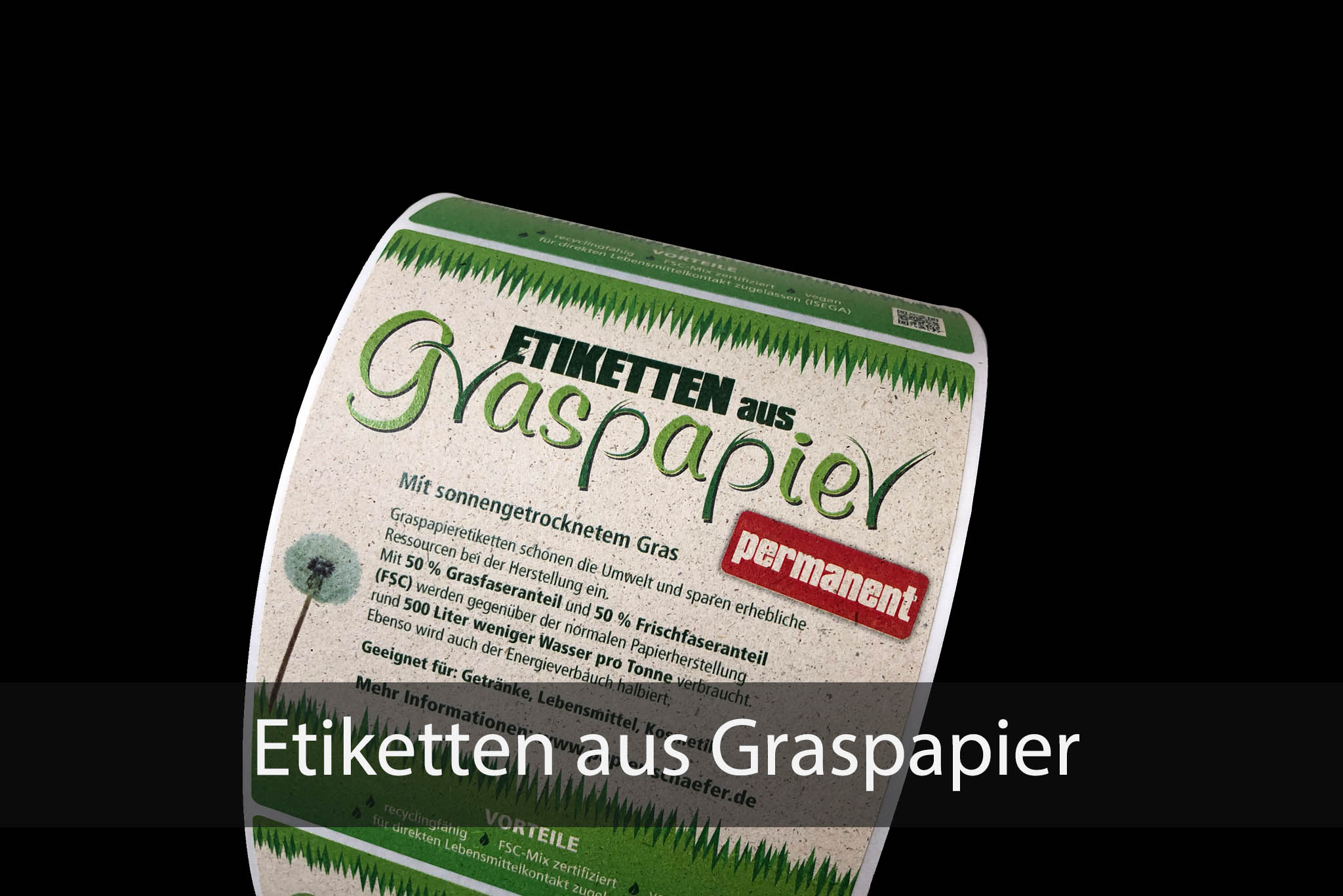 Etiketten-Graspapier